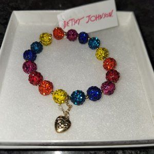 Betsey Johnson "Fireball" Bracelet New with Tags